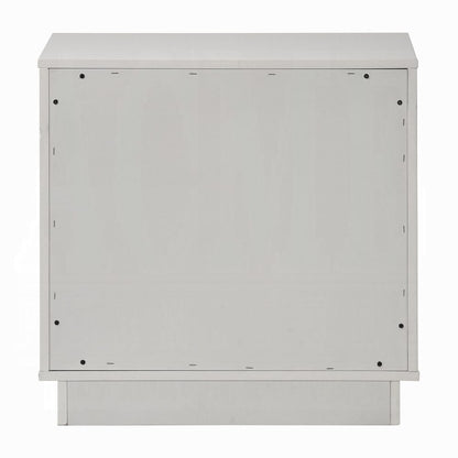 ACME Furniture - Esther - Nightstand -  White & Silver High Gloss - BD05883 view 5