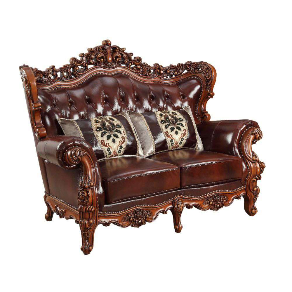 ACME Furniture - Eustoma Loveseat (w/2 Pillows) - 53066 veiw 1