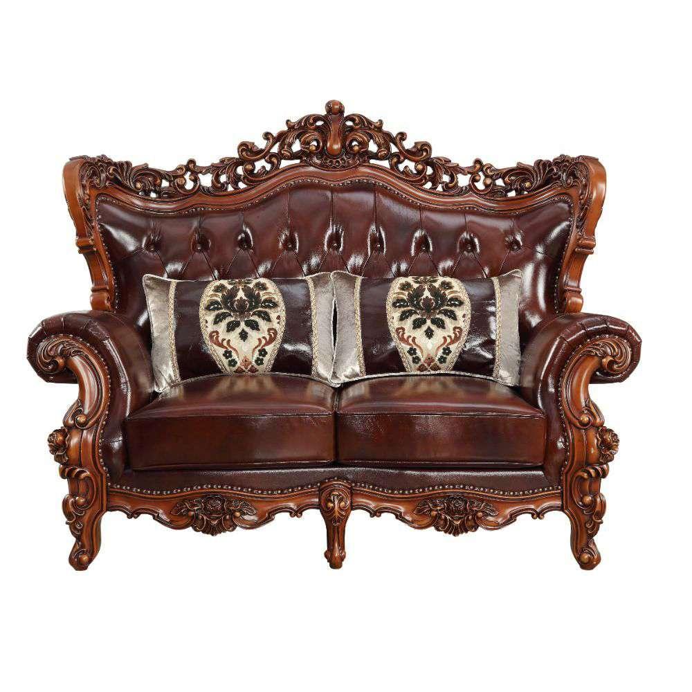 ACME Furniture - Eustoma Loveseat (w/2 Pillows) - 53066 veiw 2