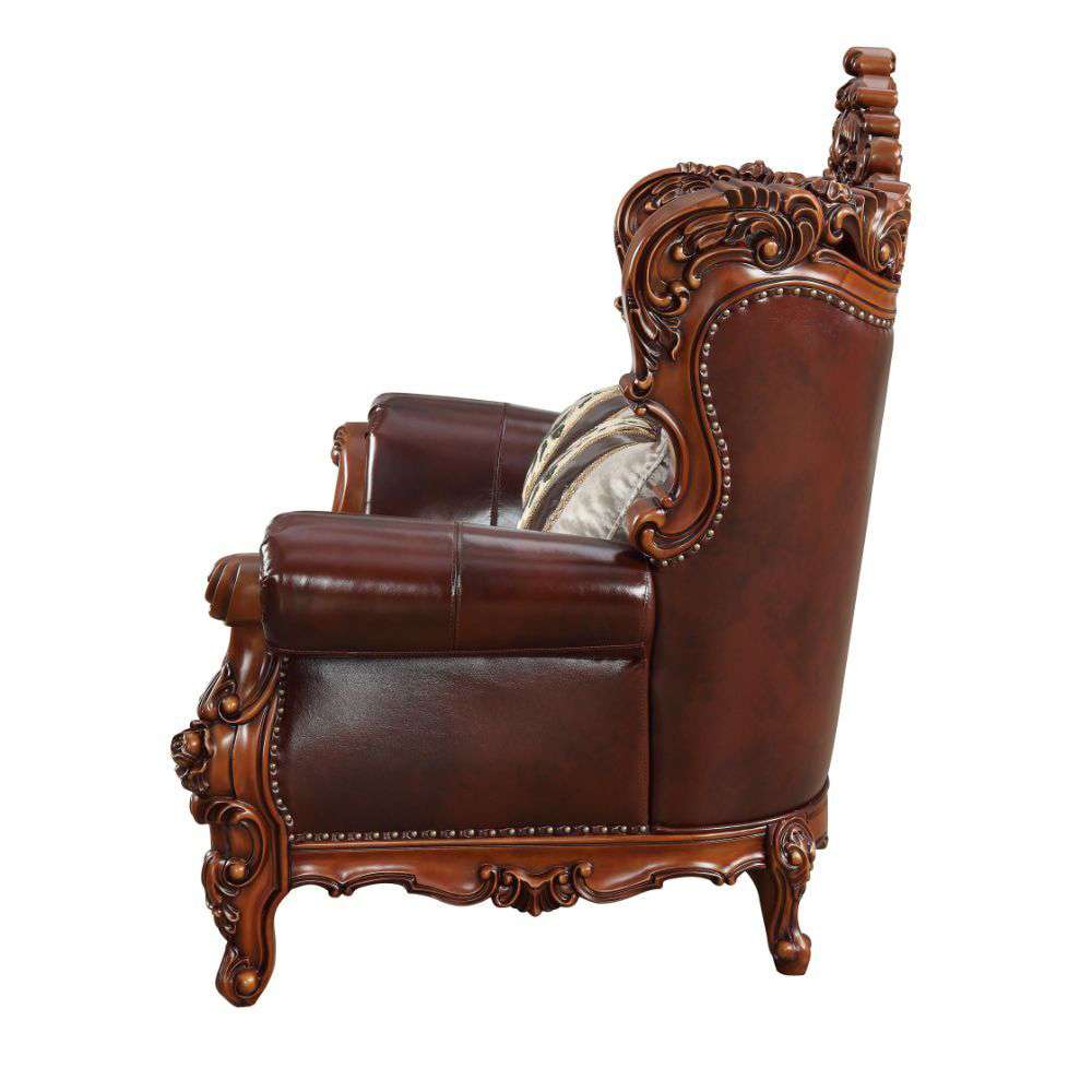 ACME Furniture - Eustoma Loveseat (w/2 Pillows) - 53066 veiw 3