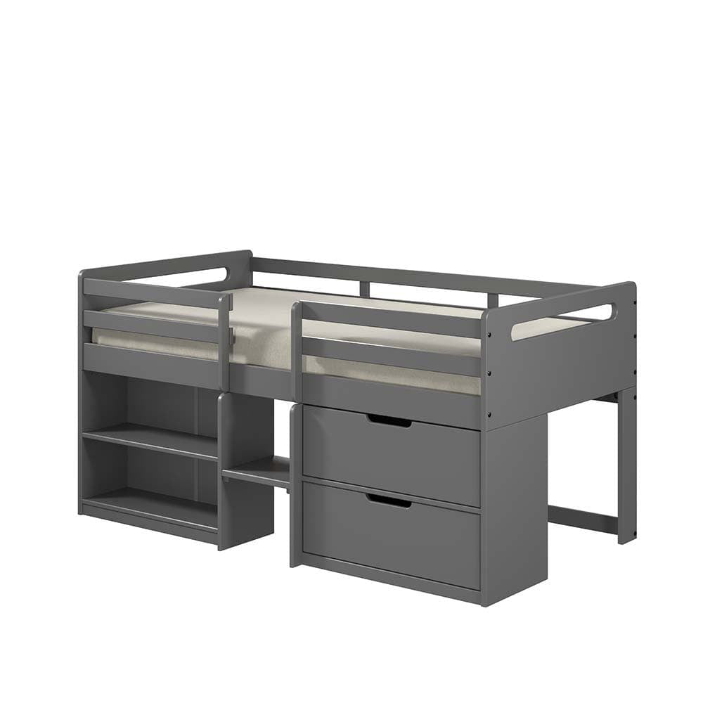 ACME Furniture - Fabiana - Twin Loft Bed w/Storage - Gray  - BD01375A view 1