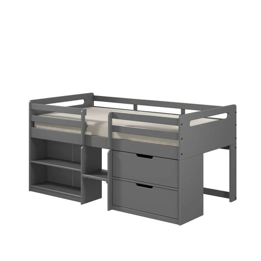 ACME Furniture - Fabiana Twin Loft Bed w/Storage - Gray - BD01375 view 1