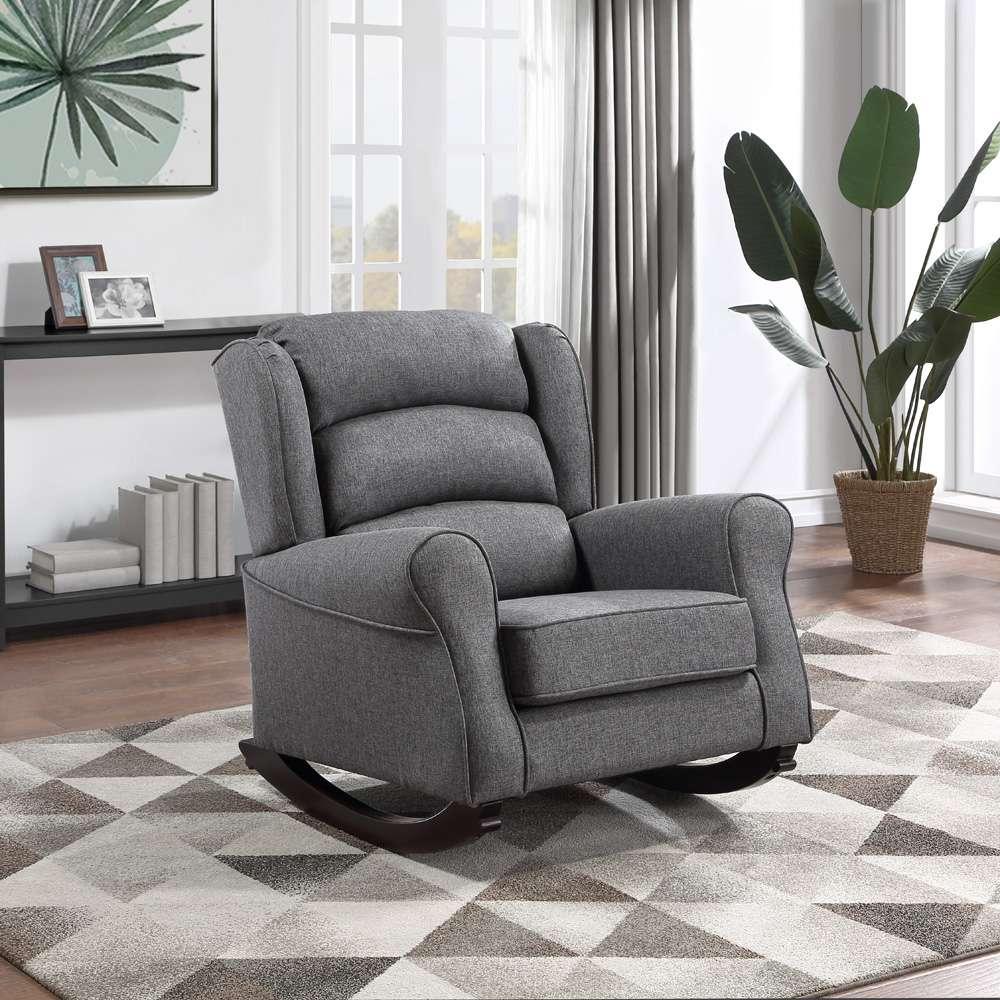 ACME Furniture - Fabien Rocking Chair - Gray - AC02183 veiw 1