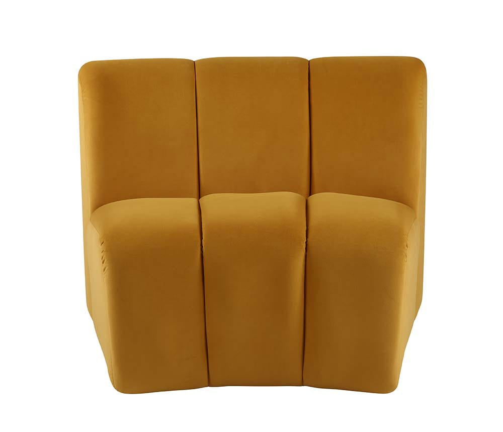 ACME Furniture - Felicia - Modular Chair - Yellow Velvet - LV01068 view 2