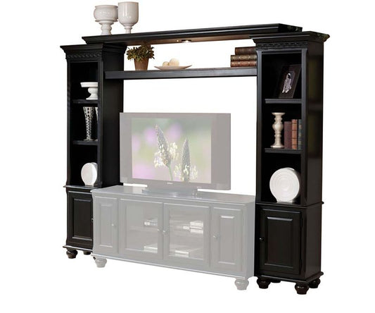 ACME Furniture - Ferla Entertainment Center - Black - 91100_KIT veiw 1