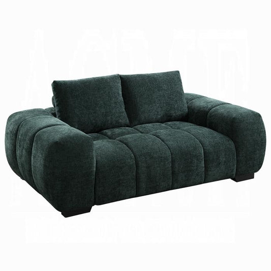 ACME Furniture - Ferrand Loveseat - Green Chenille - LV03041 veiw 1