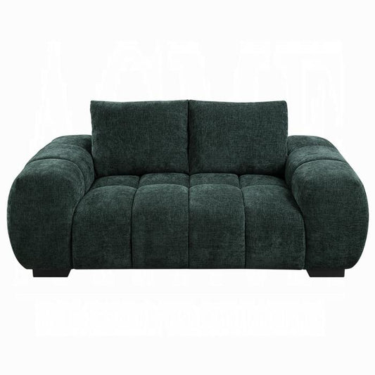 ACME Furniture - Ferrand Loveseat - Green Chenille - LV03041 veiw 2