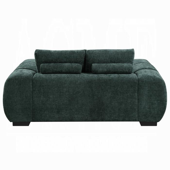 ACME Furniture - Ferrand Loveseat - Green Chenille - LV03041 veiw 4