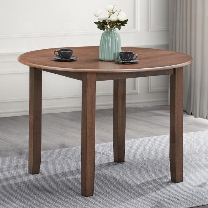 ACME Furniture - Ferris Round Dining Table - Brown Finish - DN03340 veiw 4