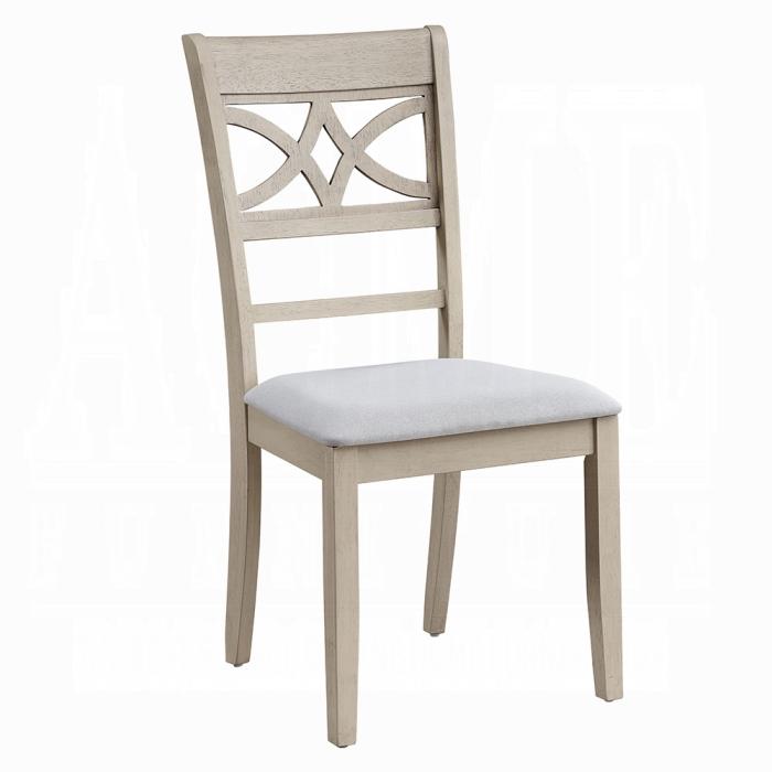 ACME Furniture - Ferris Side Chair (Set of 2) - Antique Gray Finish - DN02946 view 2
