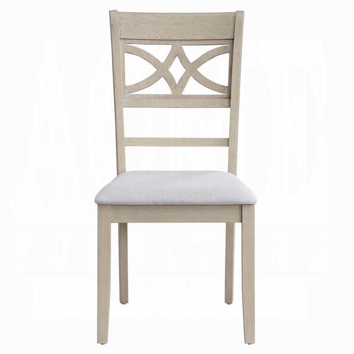 ACME Furniture - Ferris Side Chair (Set of 2) - Antique Gray Finish - DN02946 view 3