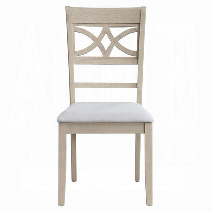 ACME Furniture - Ferris Side Chair (Set of 2) - Antique Gray Finish - DN02946 view 3
