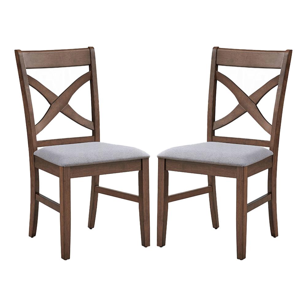 ACME Furniture - Ferris Side Chair (Set of 2) - Brown Finish - DN03341 view 1