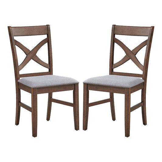 ACME Furniture - Ferris Side Chair (Set of 2) - Brown Finish - DN03341 view 1