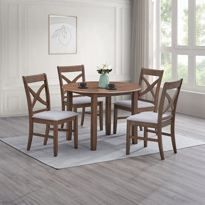 ACME Furniture - Ferris Side Chair (Set of 2) - Brown Finish - DN03341 view 7