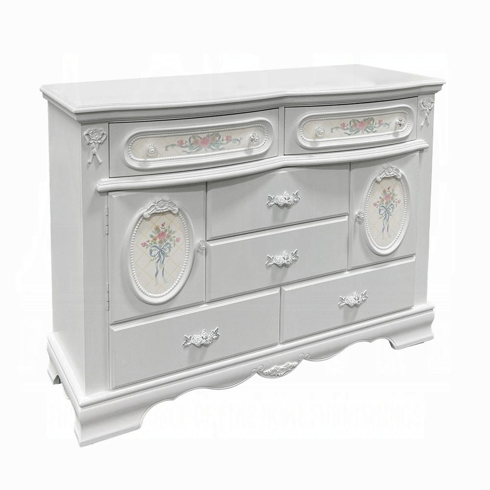 ACME Furniture - Flora Dresser (Door) - White - BD01641 view 1