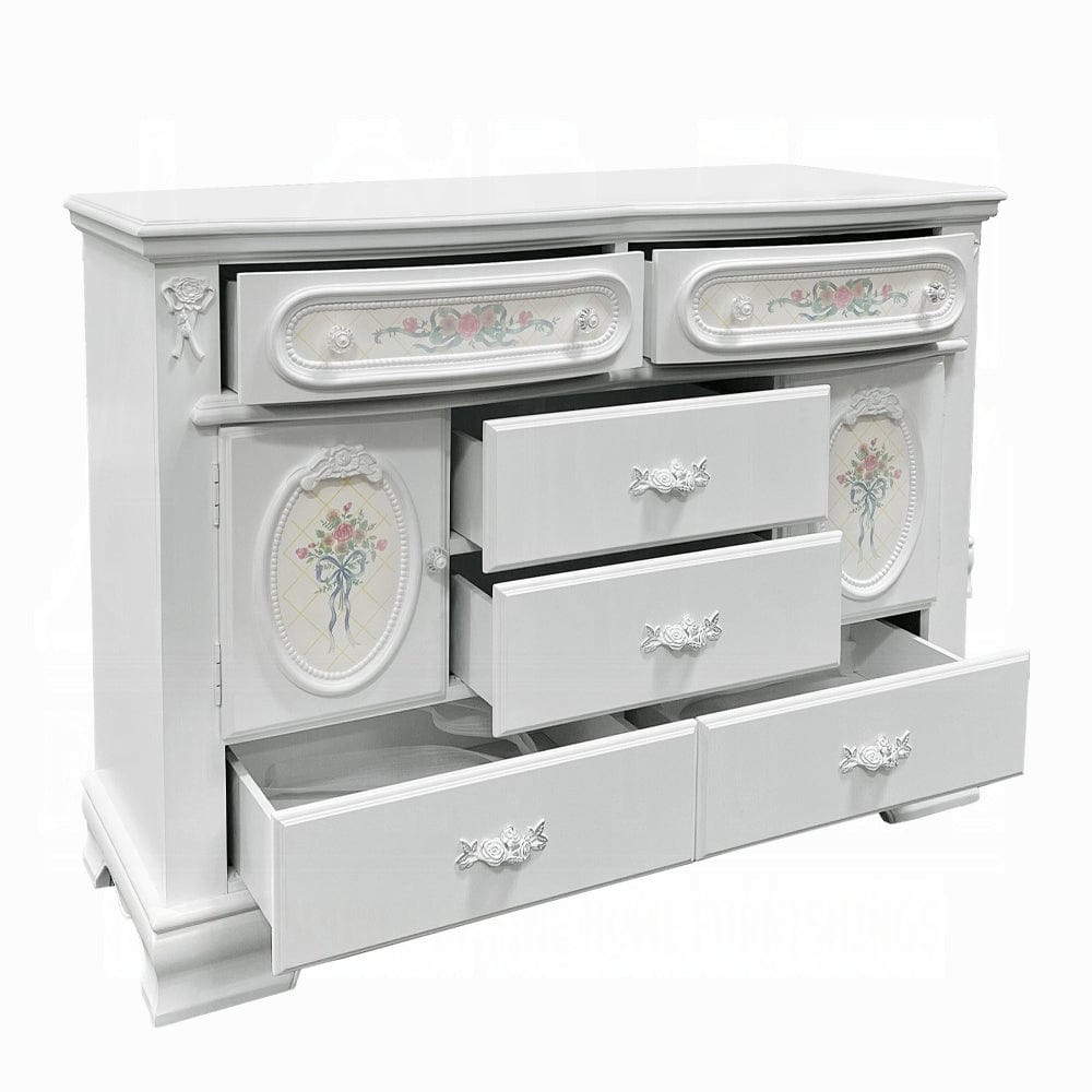 ACME Furniture - Flora Dresser (Door) - White - BD01641 view 3