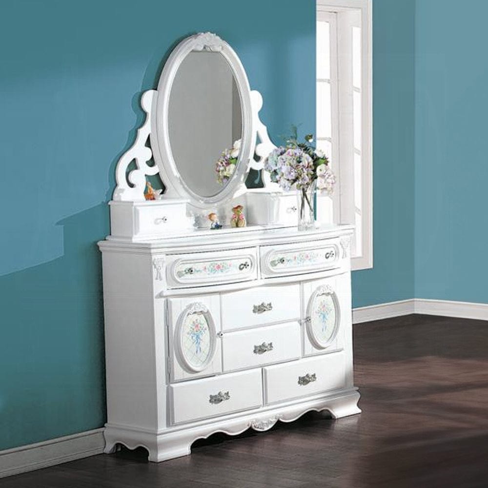 ACME Furniture - Flora Dresser (Door) - White - BD01641 view 6
