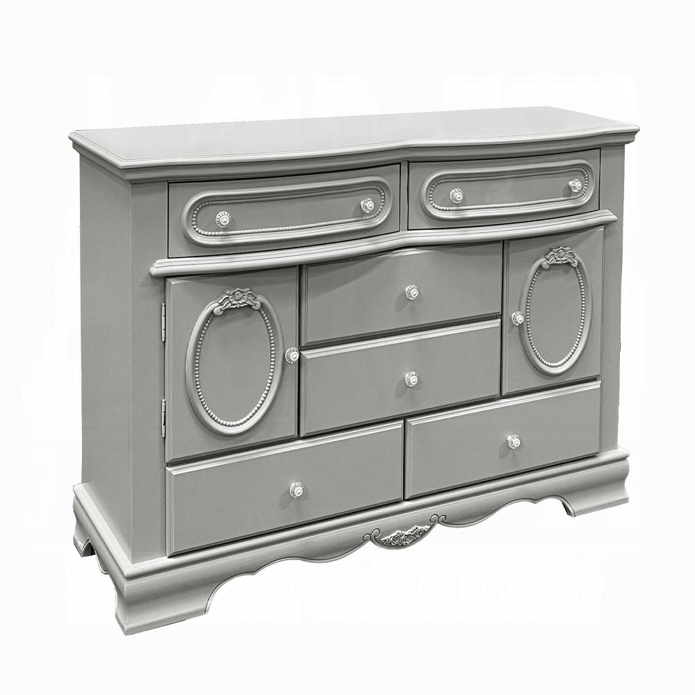 ACME Furniture - Flora Dresser w/Door - Gray Finish - BD02207 veiw 1
