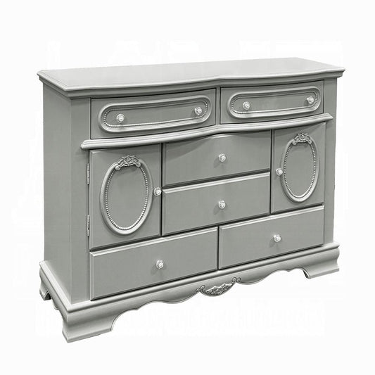 ACME Furniture - Flora Dresser w/Door - Gray Finish - BD02207 veiw 1