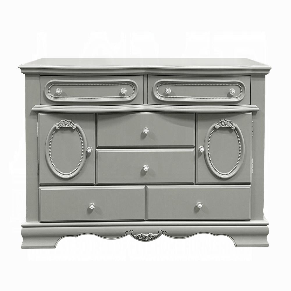 ACME Furniture - Flora Dresser w/Door - Gray Finish - BD02207 veiw 2