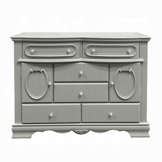 ACME Furniture - Flora Dresser w/Door - Gray Finish - BD02207 veiw 2
