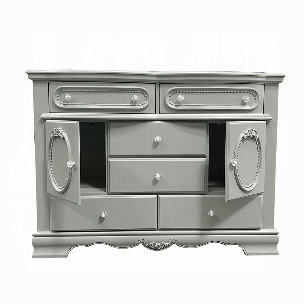 ACME Furniture - Flora Dresser w/Door - Gray Finish - BD02207 veiw 3