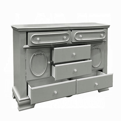 ACME Furniture - Flora Dresser w/Door - Gray Finish - BD02207 veiw 4