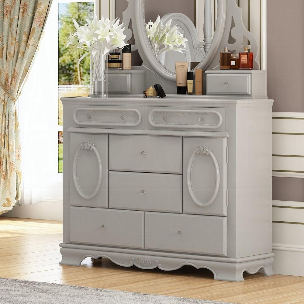 ACME Furniture - Flora Dresser w/Door - Gray Finish - BD02207 veiw 6