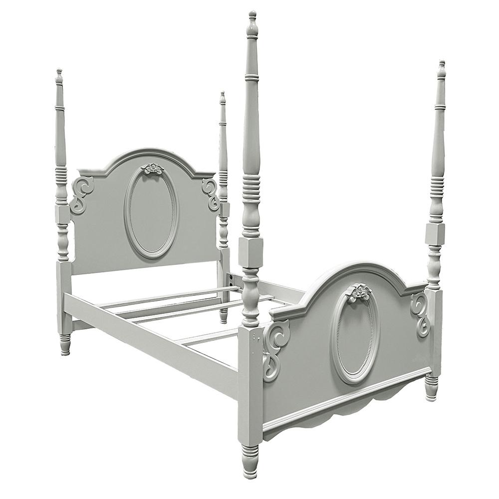 ACME Furniture - Flora Full Bed (Poster) - Gray Finish - BD02203F veiw 1