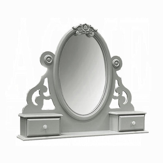 ACME Furniture - Flora Jewelry Mirror - Gray Finish - BD02206 veiw 1