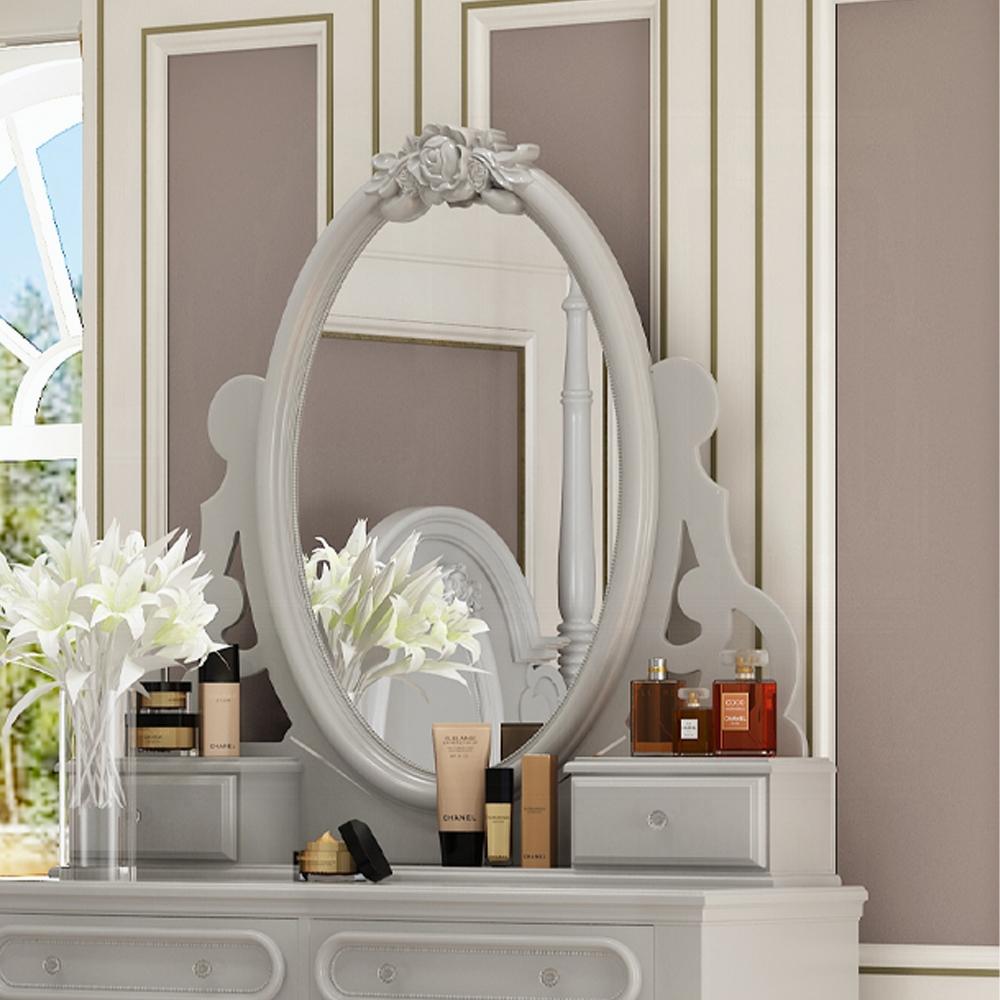 ACME Furniture - Flora Jewelry Mirror - Gray Finish - BD02206 veiw 4