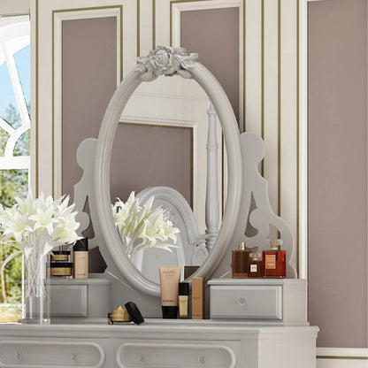 ACME Furniture - Flora Jewelry Mirror - Gray Finish - BD02206 veiw 4