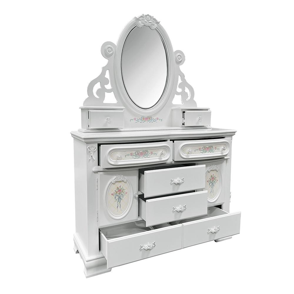 ACME Furniture - Flora Jewelry Mirror - White Finish - BD01640 veiw 7