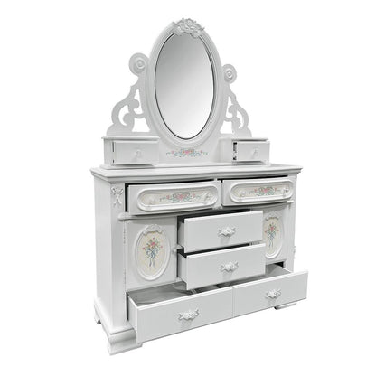 ACME Furniture - Flora Jewelry Mirror - White Finish - BD01640 veiw 7