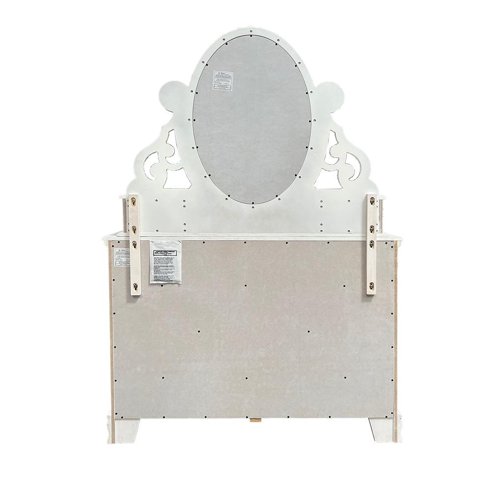 ACME Furniture - Flora Jewelry Mirror - White Finish - BD01640 veiw 9