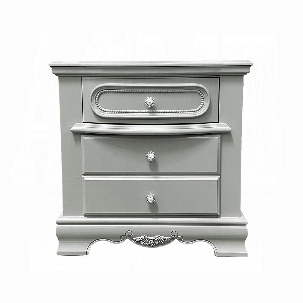 ACME Furniture - Flora Nightstand - Gray Finish - BD02205 veiw 2