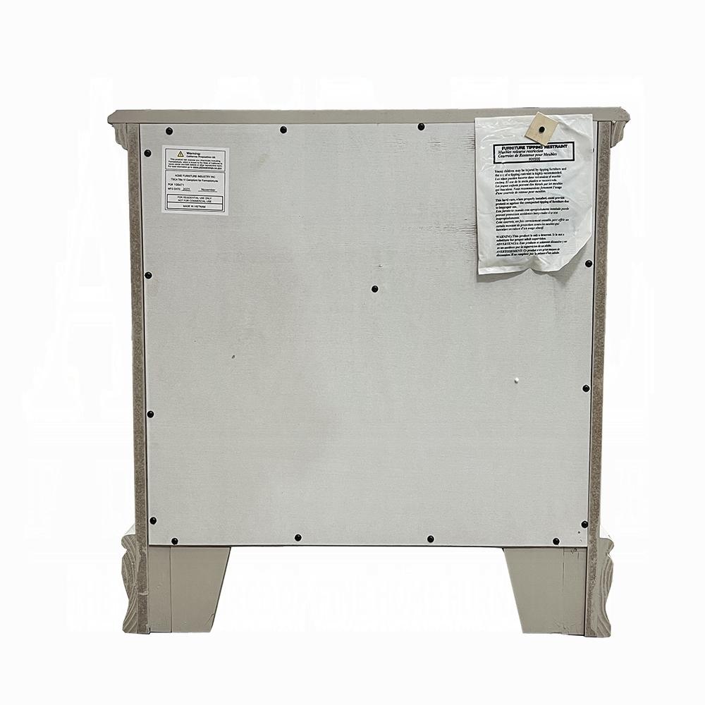 ACME Furniture - Flora Nightstand - Gray Finish - BD02205 veiw 5