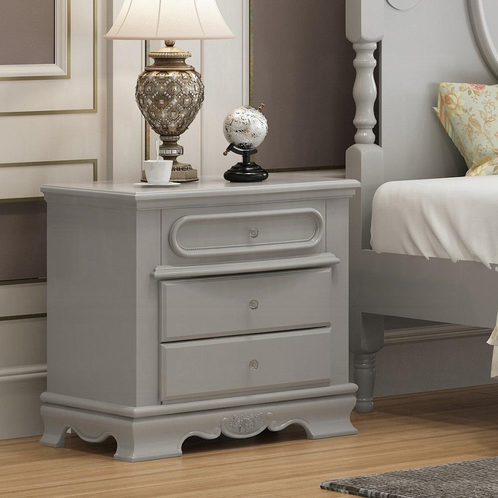 ACME Furniture - Flora Nightstand - Gray Finish - BD02205 veiw 6