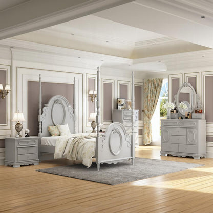 ACME Furniture - Flora Nightstand - Gray Finish - BD02205 veiw 8