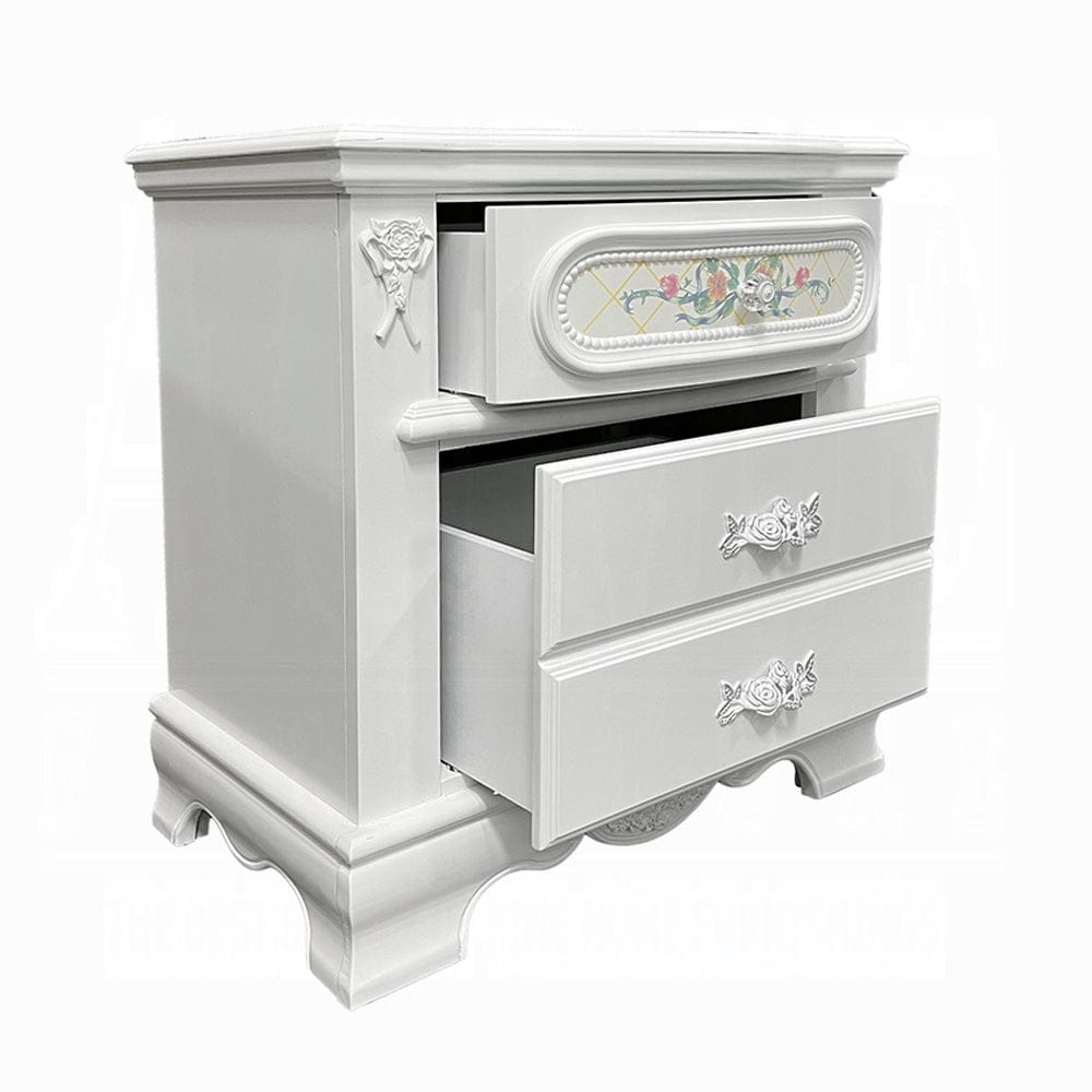 ACME Furniture - Flora Nightstand - White - BD01639 view 3