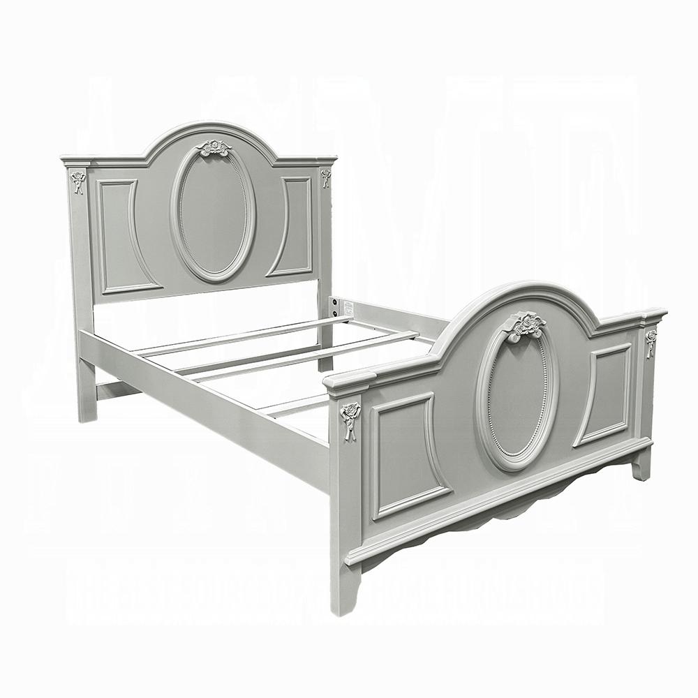 ACME Furniture - Flora Twin Bed - Gray Finish - BD02210T veiw 3