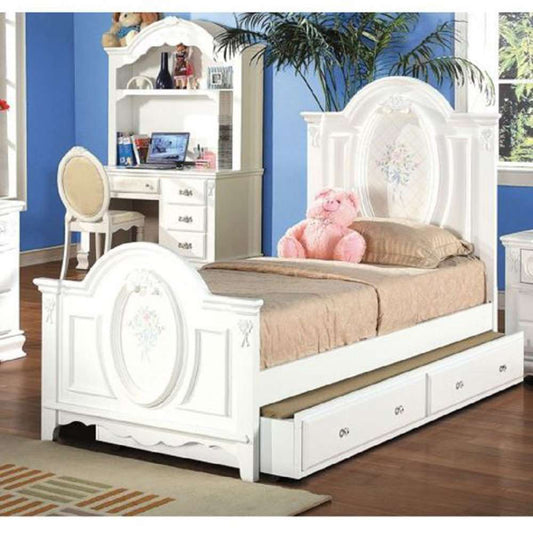 ACME Furniture - Flora Twin Bed - White - BD01645T veiw 1
