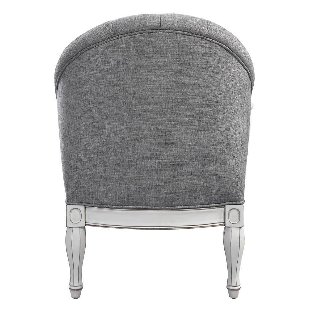 ACME Furniture - Florian Chair - Gray & Antique White - LV02121 veiw 6