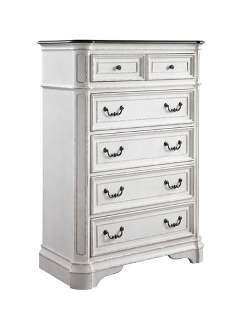 ACME Furniture - Florian - Chest - Antique White & Oak Finish - 28726 view 1