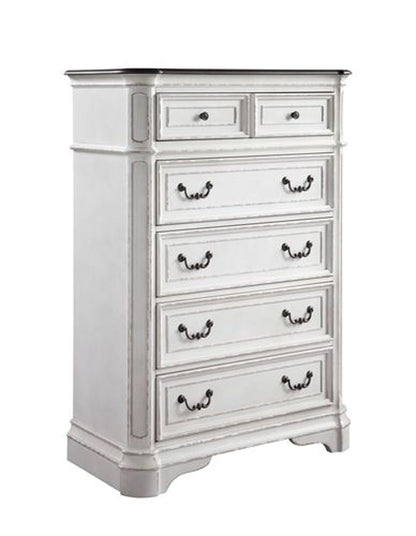 ACME Furniture - Florian - Chest - Antique White & Oak Finish - 28726 view 1