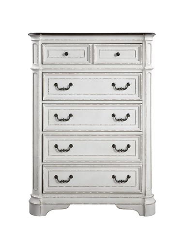 ACME Furniture - Florian - Chest - Antique White & Oak Finish - 28726 view 2