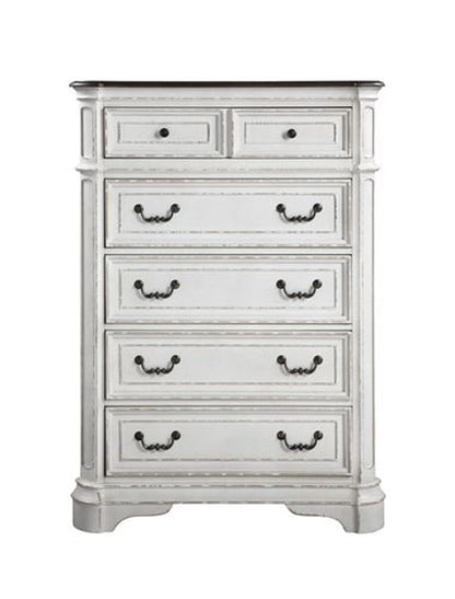 ACME Furniture - Florian - Chest - Antique White & Oak Finish - 28726 view 2