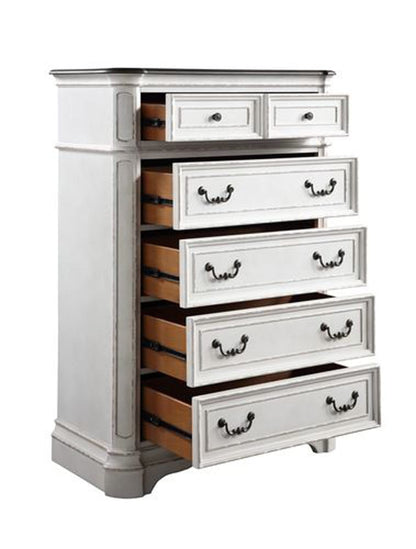 ACME Furniture - Florian - Chest - Antique White & Oak Finish - 28726 view 3
