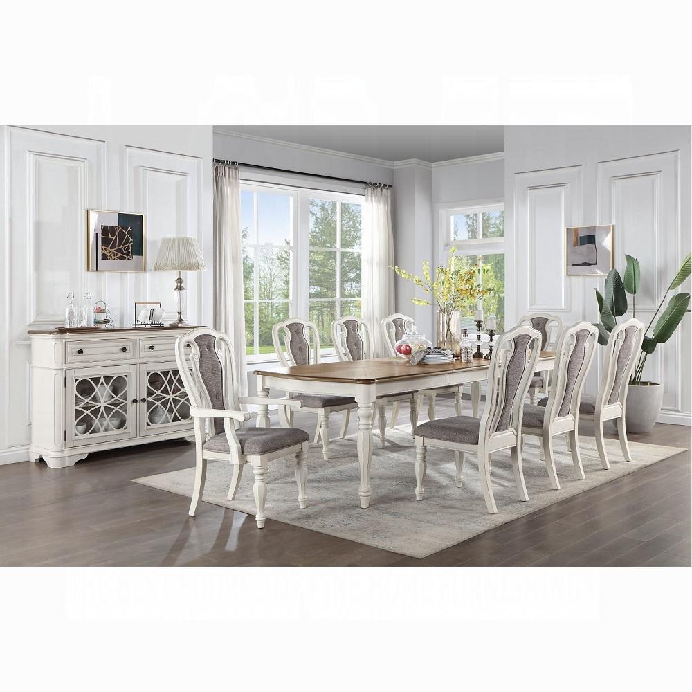 ACME Furniture - Florian Server - Oak & Antique White Finish - DN01656 veiw 5